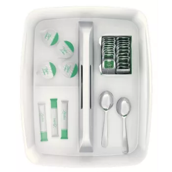 Leitz MyBox Organizerio dėklas su rankena Large, Baltas, Plastikas, 307x375x101 mm