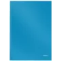 Leitz Notebook Solid kietas viršelis A4 linijuotas 90 g 80 lapų, mėlyna