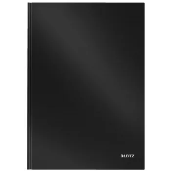 Leitz Solid kieto viršelio užrašų knyga A4 liniuota 80 lapų 80 g/m² juoda