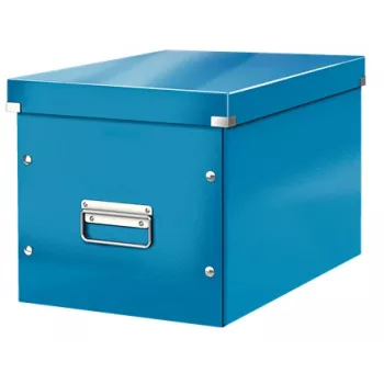 Leitz Box Click & Store WOW Cube Large Storage Box, mėlyna