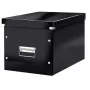 Laikymo dėžė Leitz Box Click & Store WOW Cube Large, juoda