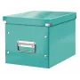 Leitz Storage Box Click & Store WOW Cube Medium, Turkio, Kartonas, 260 mm, 260 mm, 240 mm