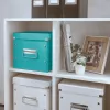 Leitz Storage Box Click & Store WOW Cube Medium, Turkio, Kartonas, 260 mm, 260 mm, 240 mm