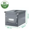 Leitz Storage Box Click & Store WOW Cube Medium, Turkio, Kartonas, 260 mm, 260 mm, 240 mm