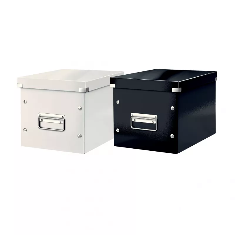 Leitz Storage Box Click & Store WOW Cube Medium, Turkio, Kartonas, 260 mm, 260 mm, 240 mm