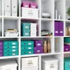 Leitz Storage Box Click & Store WOW Cube Medium, Turkio, Kartonas, 260 mm, 260 mm, 240 mm