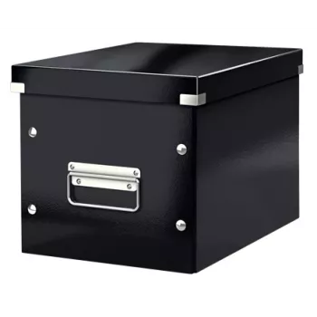 Leitz Click & Store WOW Cube Medium dėžė saugojimui, juoda