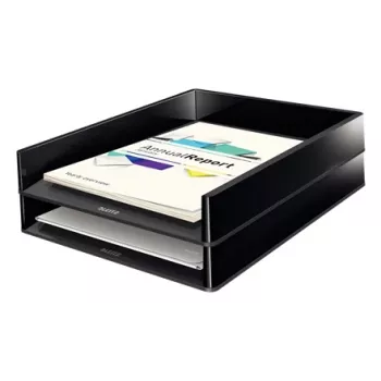 Leitz dėklas laiškams Dual Colour, plastikas, juodas, A4, 267 mm
