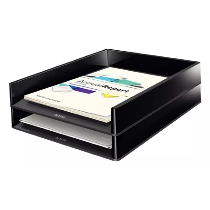 Leitz dėklas laiškams Dual Colour, plastikas, juodas, A4, 267 mm