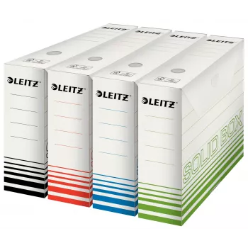 Leitz 61270001 dokumentų dėžė kartoninė A4 juoda, balta