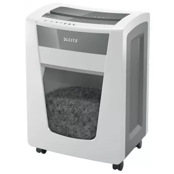 Smulkintuvas popieriaus Leitz IQ Office Pro P5, mikro pjūvis, 23 cm, 2 x 15 mm, 30 l, 300 lapų, 55 dB