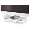 Leitz Ergo WOW reguliuojamas monitoriaus stovas, 68,6 cm (27 coliai), aukščio reguliavimas, mėlyna, balta