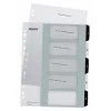 Leitz Indices spausdinami PP A4+ 1-5 WOW balta/juoda