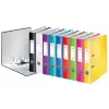 Leitz Lever Arch File 180° WOW POB/Laminuotas A4/50mm, A4, D-žiedas, Kartonas, Geltona, 350 lapų, 285 mm