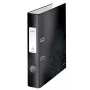 Leitz Lever Arch File 180° WOW POB/Laminuotas A4/50mm, A4, Q-žiedas, Saugojimas, Kartonas, Juoda, 350 lapų
