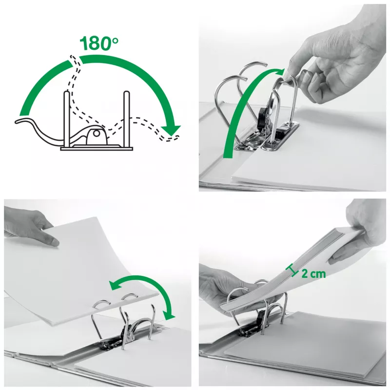 Leitz Lever Arch File Active PP WOW A4/80mm