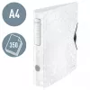 Segtuvas Leitz Lever Arch File Active PP WOW A4/65mm, A4, D-žiedas, laikymui, polipropilenas, baltas, 350 lapų