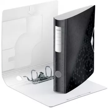 Leitz Lever Arch File Active PP WOW A4/65mm, A4, Polifoamas, Juoda, 350 lapų, 80 g/m², 6,5 cm