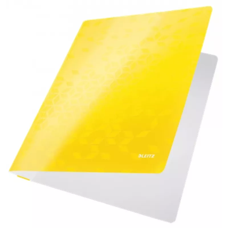 Leitz Flat File Card/Board WOW A4 – segtuvas, A4, kartonas, geltona, 250 lapų