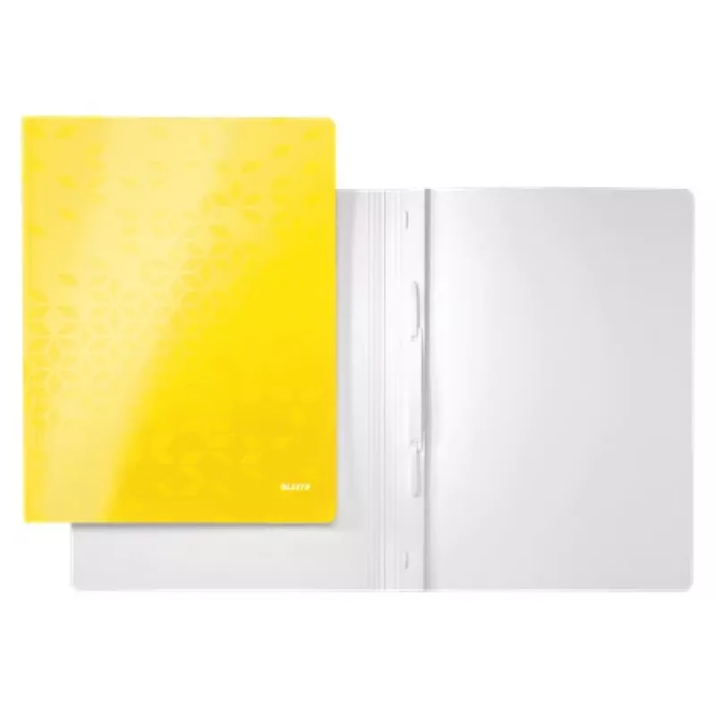 Leitz Flat File Card/Board WOW A4 – segtuvas, A4, kartonas, geltona, 250 lapų