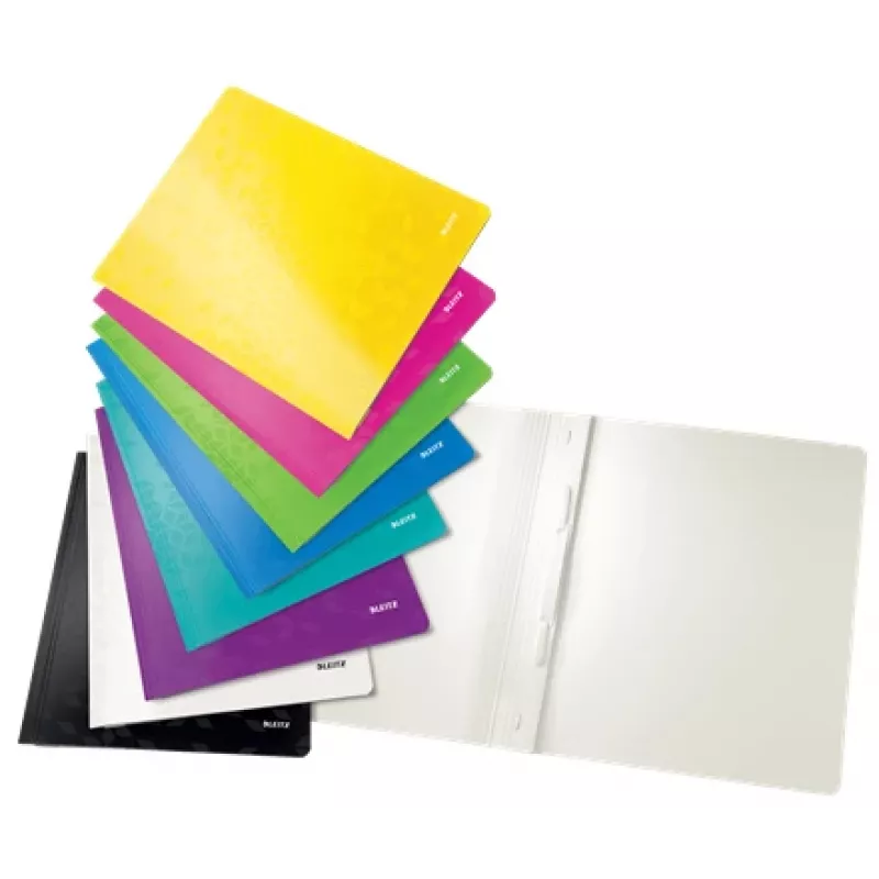 Leitz Flat File Card/Board WOW A4 – segtuvas, A4, kartonas, geltona, 250 lapų