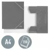 Leitz 3-Flap Folder WOW Card/POB A4, sklankinis aplankas, A4, polipropilenas (PP), juoda, 150 lapų, elastinė juosta