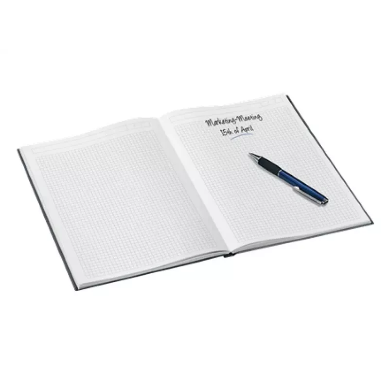 Leitz Notebook WOW A4 languotas kietu viršeliu 90g/80 lapų, raštas, juoda