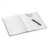 Leitz Notebook WOW A5 linijinis kietu viršeliu 90g/80lapų, raštas, juoda
