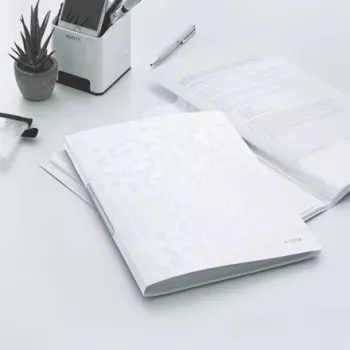 Leitz Display Book WOW 40 kišenių, balta, PP, A4, 231 mm, 16 mm