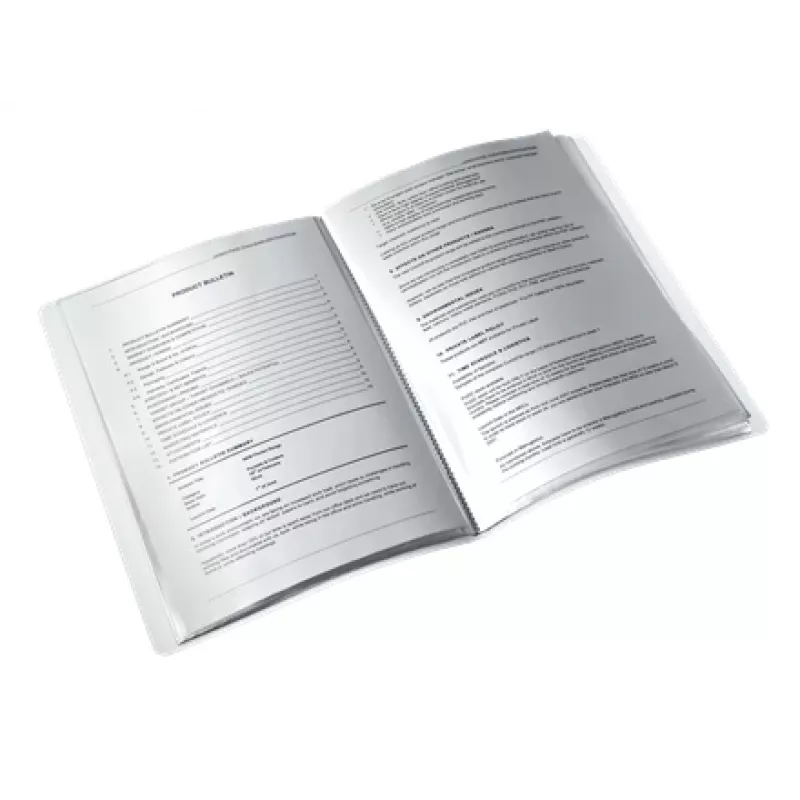 Leitz Display Book WOW 40 kišenių, balta, PP, A4, 231 mm, 16 mm