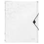 Leitz Divider Book WOW PP 6 skirtukų, A4, polipropilenas, balta, blizgi, 200 lapų