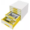 Leitz WOW Cube 5 stalčių spintelė, plastikas, 270×287×363 mm, 3.59 kg