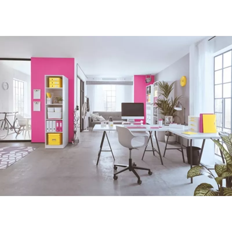 Leitz WOW dėklas laiškams, plastikinis, geltonas, A4, 242 x 330 x 60 mm