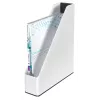Leitz žurnalų dėžė WOW Dual Colour, balta, plastikinė, A4, 73 mm, 318 mm, 272 mm