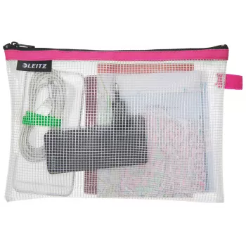 Leitz Travel Pouch WOW Medium vandeniui atsparus, rožinis