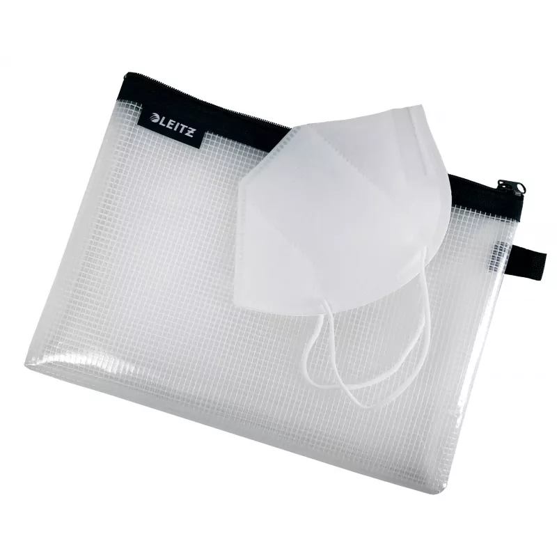 Leitz Travel Pouch WOW Medium vandeniui atsparus kelioninis maišelis, juodas