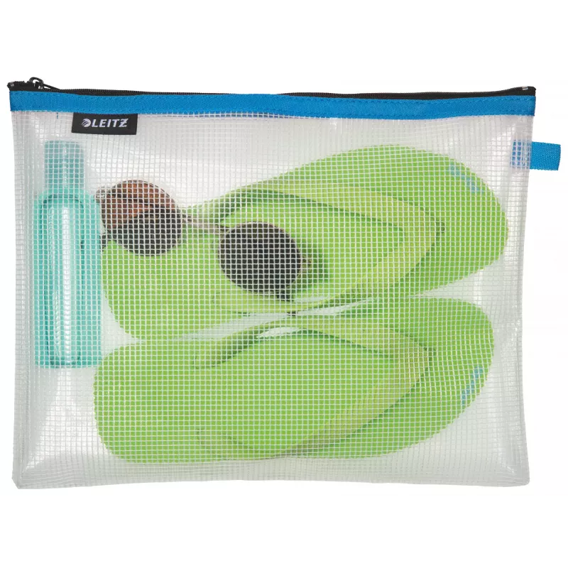 Leitz Travel Pouch WOW Large vandeniui atsparus kelioninis maišelis, mėlynas