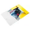 Leitz 3-Flap Folder WOW PP A4, segtuvas su trimis atvartais, A4, polipropilenas (PP), geltona, vertikali, 150 lapų