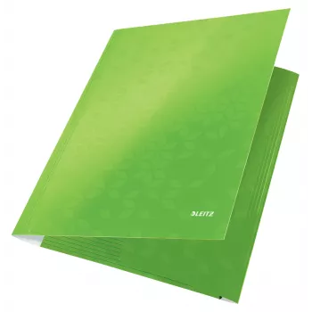 Leitz 3-Flap Folder WOW Card/POB A4, manilos segtuvas, A4, polipropilenas (PP), žalia, 250 lapų, 80 g/m²