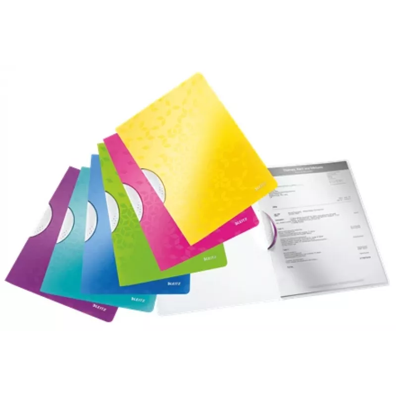 Leitz ColorClip WOW A4 PP segtuvas pristatymui, žalias, blizgus, 30 lapų