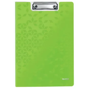 Leitz WOW planšetė su dangteliu, A4, polifoamas, žalia, 75 lapų, 1 kišenė, 230 mm