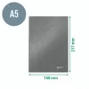 Leitz WOW Užrašinė A5 languota kietu viršeliu, raštas, žalia, 80 lapų, 80 g/m²