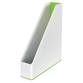 Leitz Magazine File WOW Dual Colour, žalia, balta, plastikas, A4, 73 mm, 318 mm, 272 mm