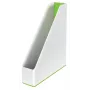 Leitz Magazine File WOW Dual Colour, žalia, balta, plastikas, A4, 73 mm, 318 mm, 272 mm