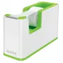 Leitz Tape Dispenser WOW, 1,9 cm, 33 m, polistirenas (PS), žalia, balta, 51 mm, 126 mm