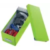 Leitz Click & Store WOW CD dėžutė, žalia, kartoninė, 143×352×136 mm
