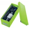 Leitz Click & Store WOW CD dėžutė, žalia, kartoninė, 143×352×136 mm