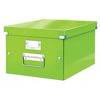 Leitz Click & Store WOW vidutinė laikymo dėžė, žalia, kartoninė, 281x370x200 mm