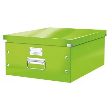 Leitz Click & Store WOW didelė laikymo dėžė, žalia, kartonas, 369 mm, 482 mm, 200 mm