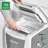 Popieriaus smulkintuvas Leitz IQ Autofeed Office 150 automatinis, P5, mikro pjūvis, 22 cm, 2 x 15 mm, 44 l, 500 lapų, 55 dB